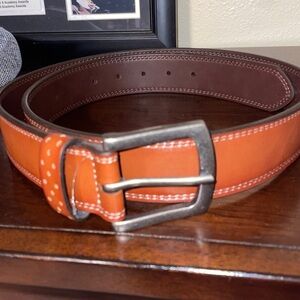 (34”waist) Brand New Men's Wearhouse Brown Leather Belt